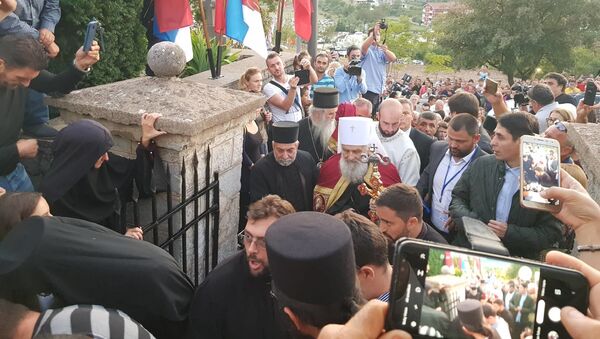 Srpski patrijarh Irinej u Crnoj Gori - Sputnik Srbija