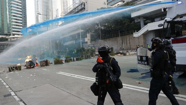 Sukobi policije i demonstranata u Hongkongu - Sputnik Srbija