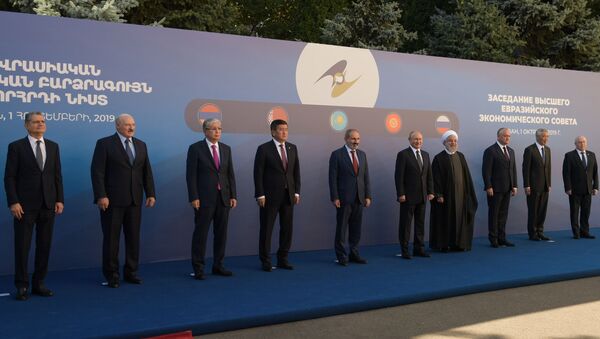 Lideri Evroazijskog ekonomskog saveza na samitu u Jerevanu - Sputnik Srbija