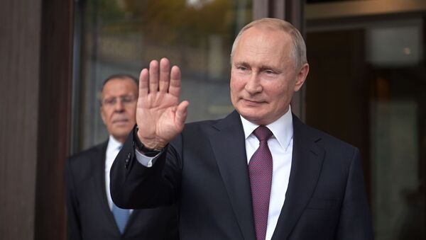 Радна посета Владимира Путина у Сочи, заседање клуба Валдај - Sputnik Србија