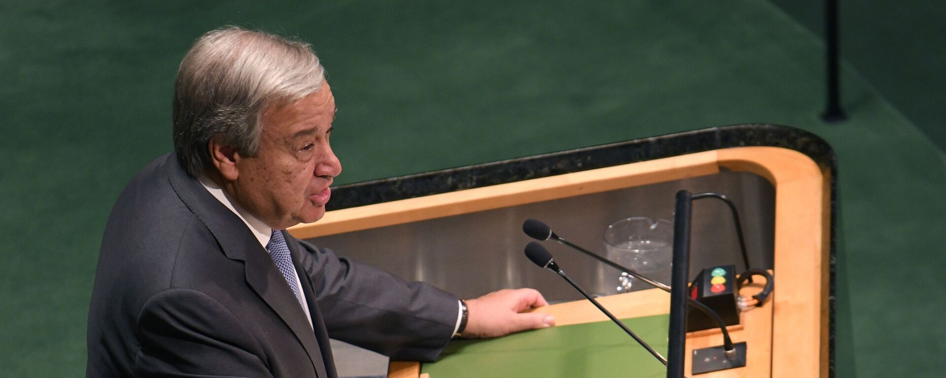 Generalni sekretar UN Antonio Gutereš  - Sputnik Srbija, 1920, 23.09.2025