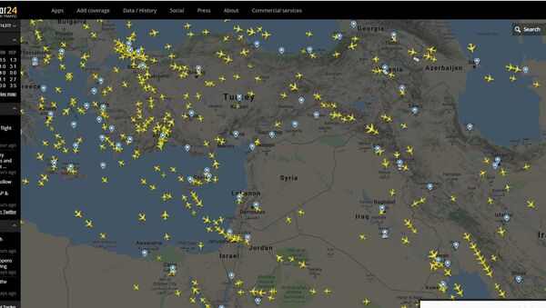 Опустео ваздушни простор око Сирије - Sputnik Србија