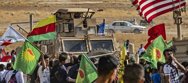 Сиријски Курди са америчким снагама - Sputnik Србија