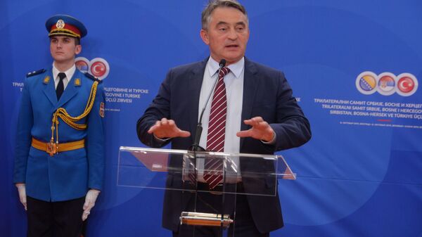 Željko Komšić na konferenciji za novinare posle Trilateralnog sastanka - Sputnik Srbija