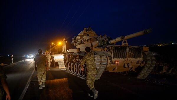 Pripadnici turske vojske kreću se prema granici sa Sirijom - Sputnik Srbija