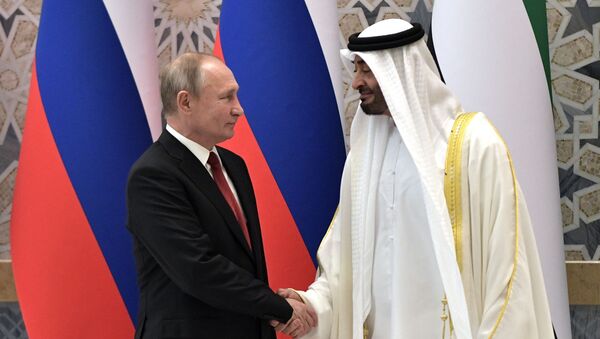 Predsednik Rusije Vladimir Putin u poseti UAE - Sputnik Srbija