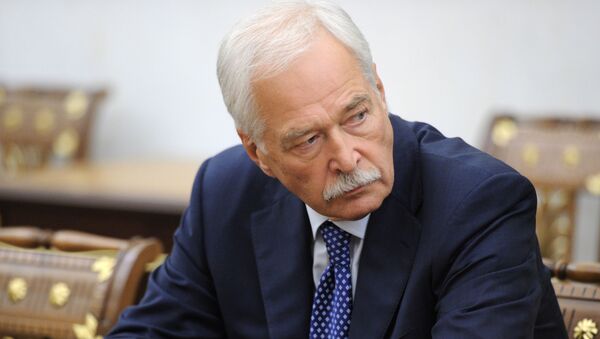 Stalni predstavnik Rusije u Kontakt grupi za Donbas Boris Grizlov - Sputnik Srbija