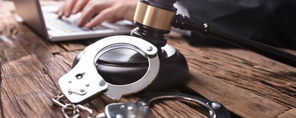 Чекић и лисице на столу судије - Sputnik Србија