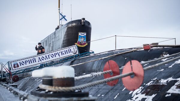 Komandant nuklearne podmornice Jurij Dolgoruki kapetan prve klase Sergej Morozov - Sputnik Srbija