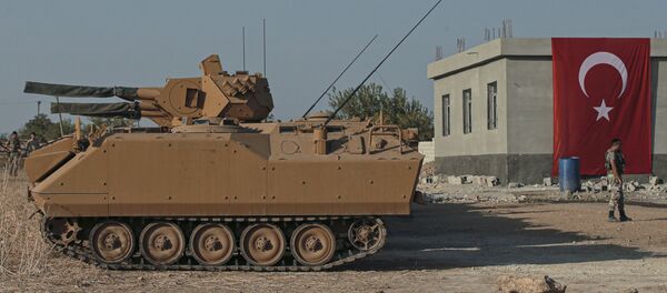 Турски војници на граници са Сиријом - Sputnik Србија