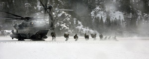 Ратна морнарица САД и њихови савезници током војних вежби на Арктику  - Sputnik Србија