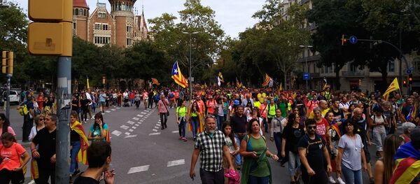 Протести у Барселони - Sputnik Србија