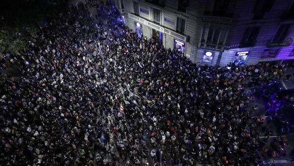 Protesti u Barseloni - Sputnik Srbija