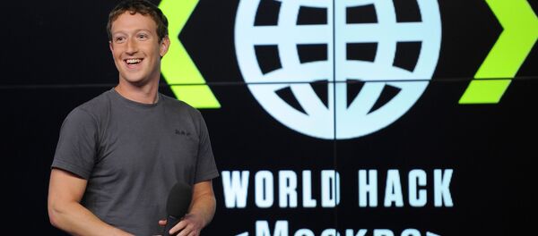 Osnivač Fejsbuka Mark Zakerberg na konferenciji u Moskvi - Sputnik Srbija