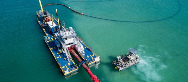 Polaganje cevi za gasovod Baltic Pipe - Sputnik Srbija