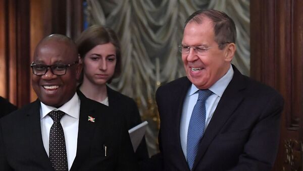 Ministri spoljnih poslova Rusije i Burundija  - Sputnik Srbija