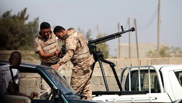 Pripadnici Libijske nacionalne armije u Bengaziju - Sputnik Srbija
