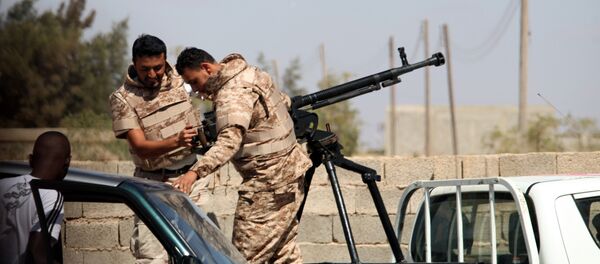 Pripadnici Libijske nacionalne armije u Bengaziju - Sputnik Srbija