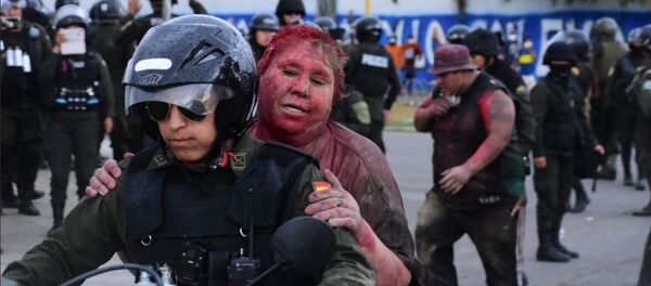 Градоначелница Патрисиа Арће према којој је опозиција у Боливији била брутална Градоначелница Патрисиа Арће према којој је опозиција у Боливији била брутална - Sputnik Србија