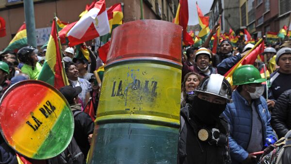 Протести у Боливији - Sputnik Србија