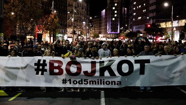 Протест 1 од 5 милиона - Sputnik Србија