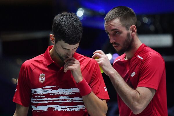 Dramatična završnica: Rusija pobedila Srbiju za polufinale Dejvis kupa - Sputnik Srbija