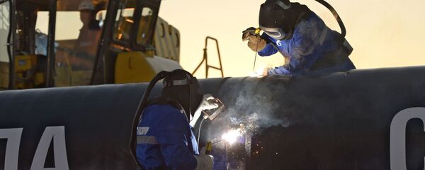 Радови на гасоводу Снага Сибира Радови на гасоводу Снага Сибира - Sputnik Србија