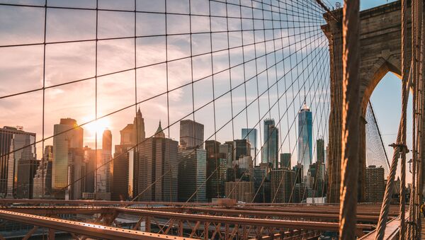 A view from the Brooklyn Bridge on New York - Sputnik Србија