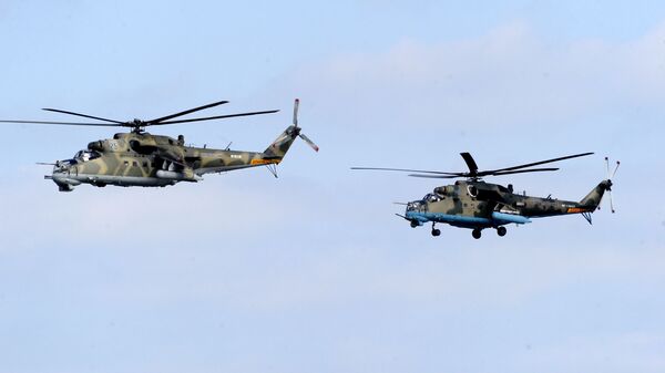 Хеликоптери Ми-24 и Ми-35   - Sputnik Србија