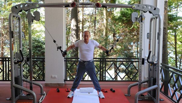 Занимљиво је да се у резиденцији „Бочаров ручеј“ налази и Путинова лична теретана у којој руски председник редовно вежба - Sputnik Србија