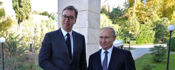 Александар Вучић и Владимир Путин - Sputnik Србија