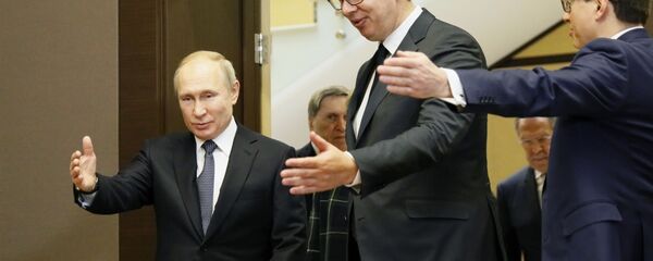 Vladimir Putin i Aleksandar Vučić Vladimir Putin i Aleksandar Vučić - Sputnik Srbija