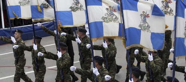 Грчки војници на паради - Sputnik Србија