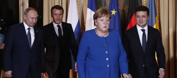 Lideri normandijske četvorke na samitu u Parizu Lideri normandijske četvorke na samitu u Parizu - Sputnik Srbija
