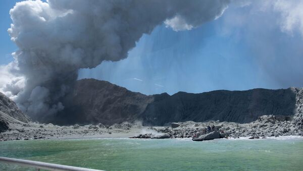 Erupcija vulkana Belo ostrvo na Novom Zelandu - Sputnik Srbija