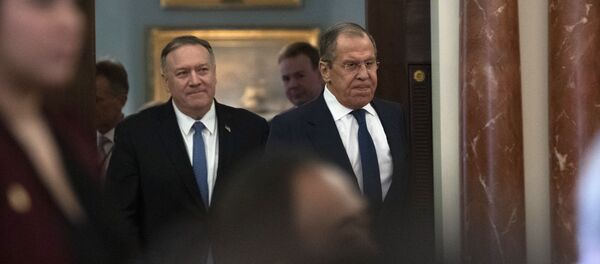 Majk Pompeo i Sergej Lavrov - Sputnik Srbija