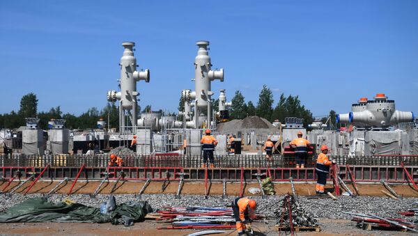 Изградња гасовода Северни ток 2 у Лењинградској области - Sputnik Србија