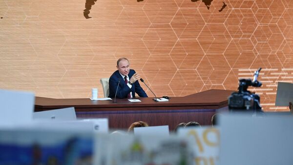 Velika konferencija Vladimira Putina - Sputnik Srbija
