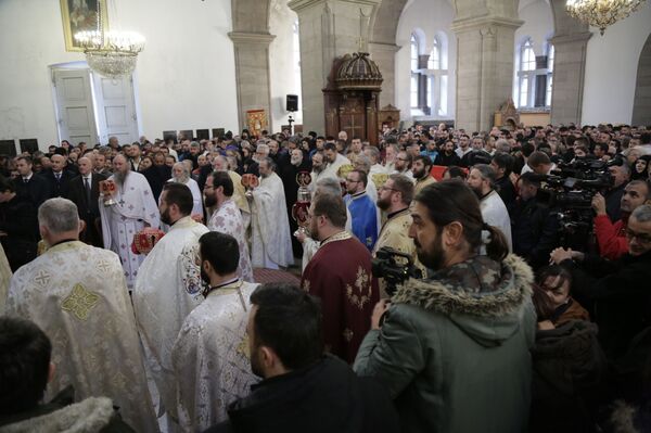 Сабор у Никшићу окупио хиљаде вјерника: Овог није било од Косовског боја /фото/ - Sputnik Србија