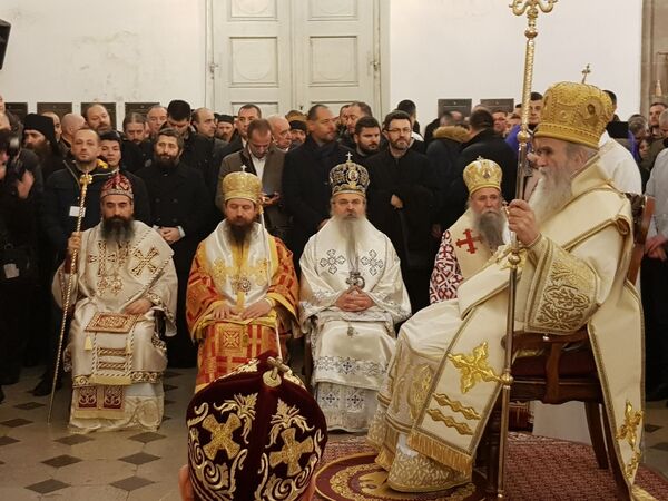 Сабор у Никшићу окупио хиљаде вјерника: Овог није било од Косовског боја /фото/ - Sputnik Србија