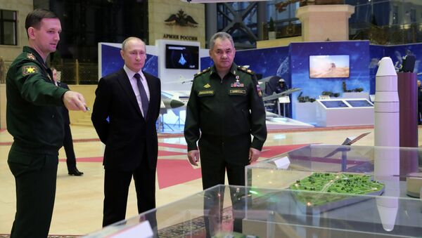 Vladimir Putin i Sergej Šojgu  - Sputnik Srbija