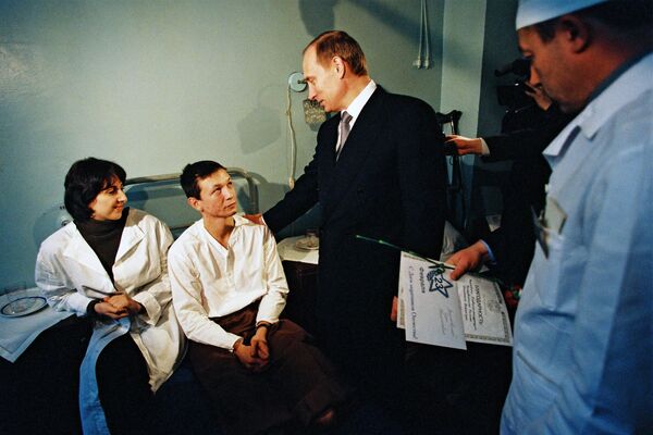 U Volgogradskoj vojnoj bolnici, 22. februara 2000. godina - Sputnik Srbija