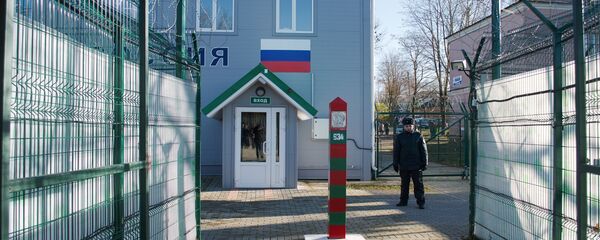 Гранични прелаз Ивангород на руско-естонској граници Гранични прелаз Ивангород на руско-естонској граници - Sputnik Србија