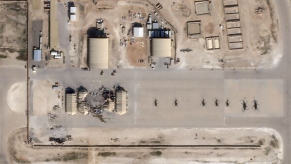 Фотографије америчке војне базе у Ираку коју је ракетирао Иран - Sputnik Србија