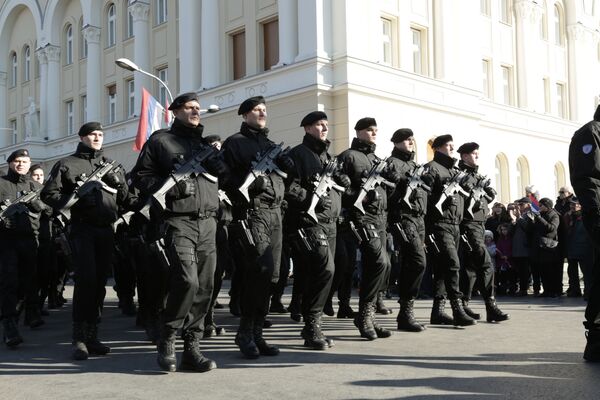 Više od 2.000 pripadnika policijskog ešalona izaašlo je na ulice Banjaluke - Sputnik Srbija