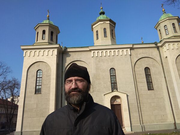 Чудо са Голготе у Београду: Делић Исусове крваве одеће — поклон Русије /фото/ Чудо са Голготе у Београду: Делић Исусове крваве одеће — поклон Русије /фото/ - Sputnik Србија