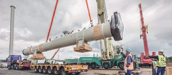 Постављање цеви за гасовод Северни ток 2 - Sputnik Србија