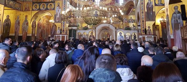 Liturgija u Sabornom hramu u Podgorici - Sputnik Srbija