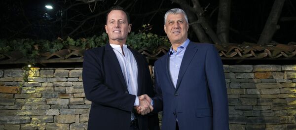 Ричард Гренел и Хашим Тачи - Sputnik Србија