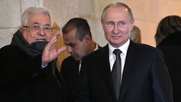 Радна посета председника Русије Владимира Путина Палестини  - Sputnik Србија